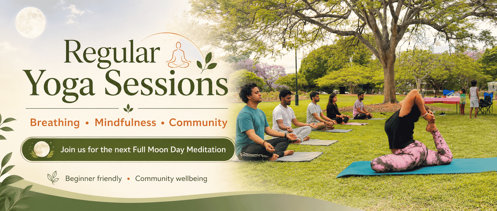 Full Moon Meditation and Yoga Sessions with Lavanya